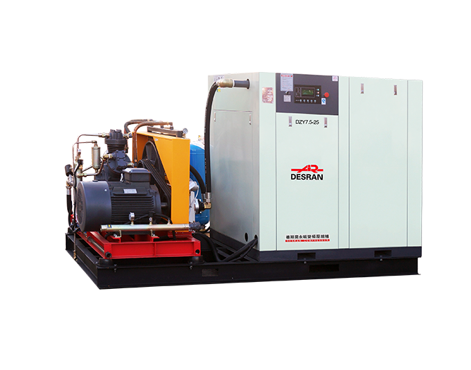Screw Compressor with Booster